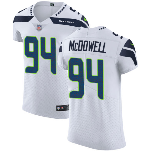 Nike Seahawks #94 Malik McDowell White Men's Stitched NFL Vapor Untouchable Elite Jersey Nike Seahawks #94 Malik McDowell White Men's Stitched NFL Vapor Untouchable Elite Jersey