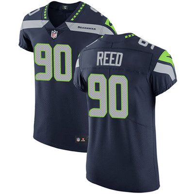 Nike Seahawks #90 Jarran Reed Steel Blue Team Color Men's Stitched NFL Vapor Untouchable Elite Jersey Nike Seahawks #90 Jarran Reed Steel Blue Team Color Men's Stitched NFL Vapor Untouchable Elite Jersey
