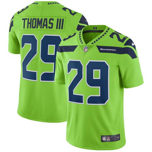Nike Seahawks #29 Earl Thomas III Green Men's Stitched NFL Limited Rush Jersey Nike Seahawks #29 Earl Thomas III Green Men's Stitched NFL Limited Rush Jersey