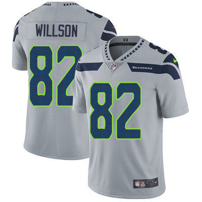 Nike Seahawks #82 Luke Willson Grey Alternate Men's Stitched NFL Vapor Untouchable Limited Jersey Nike Seahawks #82 Luke Willson Grey Alternate Men's Stitched NFL Vapor Untouchable Limited Jersey