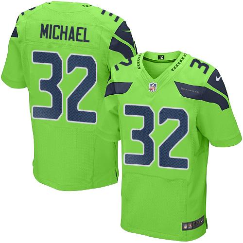Nike Seahawks #32 Christine Michael Green Men's Stitched NFL Elite Rush Jersey Nike Seahawks #32 Christine Michael Green Men's Stitched NFL Elite Rush Jersey