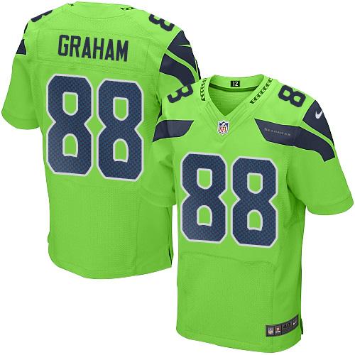Nike Seahawks #88 Jimmy Graham Green Men's Stitched NFL Elite Rush Jersey Nike Seahawks #88 Jimmy Graham Green Men's Stitched NFL Elite Rush Jersey