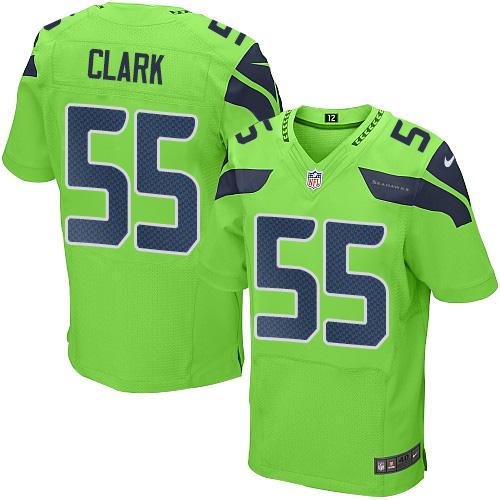 Nike Seahawks #55 Frank Clark Green Men's Stitched NFL Elite Rush Jersey Nike Seahawks #55 Frank Clark Green Men's Stitched NFL Elite Rush Jersey