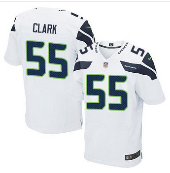 NEW Seattle Seahawks #55 Frank Clark White Men's Stitched NFL Elite Jersey NEW Seattle Seahawks #55 Frank Clark White Men's Stitched NFL Elite Jersey