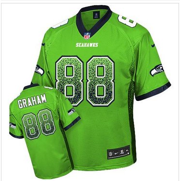 NEW Seahawks #88 Jimmy Graham Green Men's Stitched NFL Elite Drift Fashion Jersey NEW Seahawks #88 Jimmy Graham Green Men's Stitched NFL Elite Drift Fashion Jersey