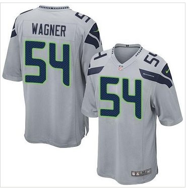New Seattle Seahawks #54 Bobby Wagner Grey Alternate NFL Game Jersey New Seattle Seahawks #54 Bobby Wagner Grey Alternate NFL Game Jersey