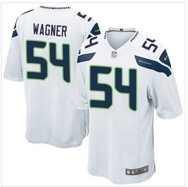 New Seattle Seahawks #54 Bobby Wagner White NFL Game Jersey New Seattle Seahawks #54 Bobby Wagner White NFL Game Jersey