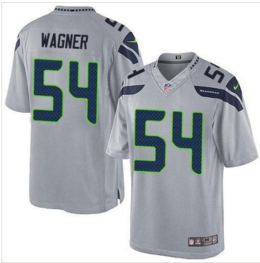 New Seahawks #54 Bobby Wagner Grey Alternate Men's Stitched NFL Limited Jersey New Seahawks #54 Bobby Wagner Grey Alternate Men's Stitched NFL Limited Jersey
