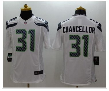 NEW Seattle Seahawks #31 Kam Chancellor White NFL Limited Jersey NEW Seattle Seahawks #31 Kam Chancellor White NFL Limited Jersey