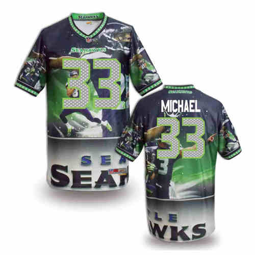 New Seattle Seahawks #33 Christine Michael Team Color NFL Elite Fanatical Version Jerseys New Seattle Seahawks #33 Christine Michael Team Color NFL Elite Fanatical Version Jerseys
