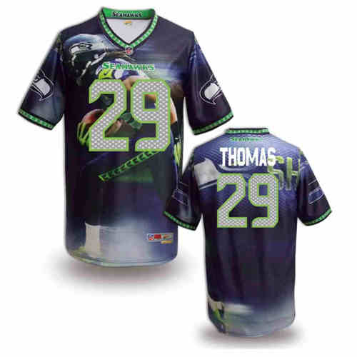 New Seattle Seahawks 29 Earl Thomas Team Color Elite Fanatical Version Jersey
