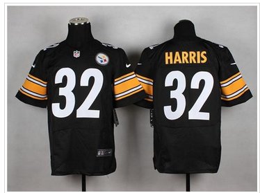 NEW Pittsburgh Steelers #32 Franco Harris Black Team Color NFL Elite Jersey