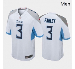 Men Tennessee Titans #3 Caleb Farley White Blue 2021 Draft Jersey Men Tennessee Titans #3 Caleb Farley White Blue 2021 Draft Jersey
