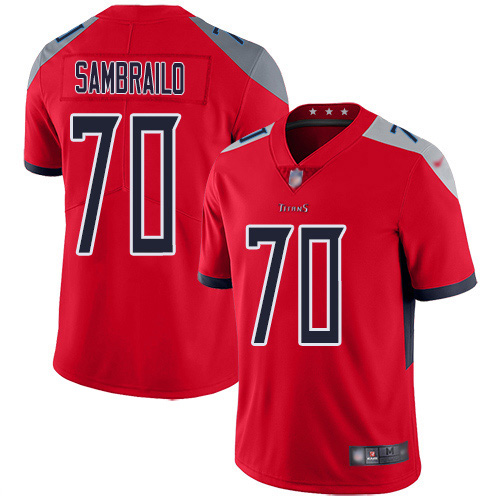 Nike Titans #70 Ty Sambrailo Red Men's Stitched NFL Limited Inverted Legend Jersey Nike Titans #70 Ty Sambrailo Red Men's Stitched NFL Limited Inverted Legend Jersey