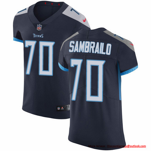 Nike Titans #70 Ty Sambrailo Navy Blue Team Color Men's Stitched NFL Vapor Untouchable Elite Jersey Nike Titans #70 Ty Sambrailo Navy Blue Team Color Men's Stitched NFL Vapor Untouchable Elite Jersey