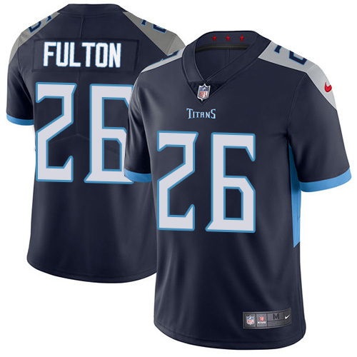 Nike Titans #26 Kristian Fulton Navy Blue Team Color Men's Stitched NFL Vapor Untouchable Limited Jersey Nike Titans #26 Kristian Fulton Navy Blue Team Color Men's Stitched NFL Vapor Untouchable Limited Jersey