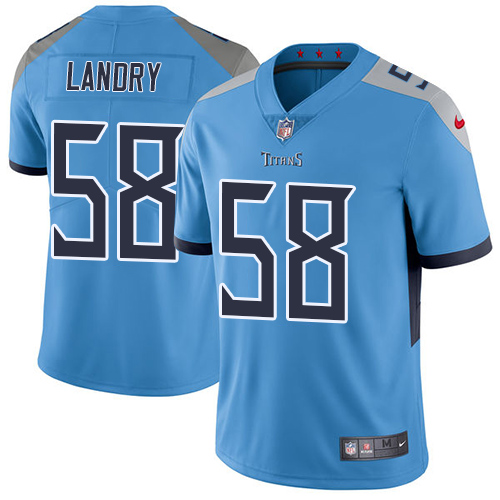 Nike Titans #58 Harold Landry Light Blue Team Color Men's Stitched NFL Vapor Untouchable Limited Jersey Nike Titans #58 Harold Landry Light Blue Team Color Men's Stitched NFL Vapor Untouchable Limited Jersey