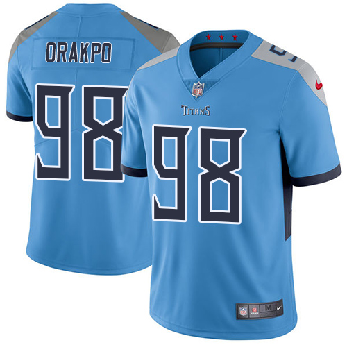 Nike Titans #98 Brian Orakpo Light Blue Team Color Men's Stitched NFL Vapor Untouchable Limited Jersey Nike Titans #98 Brian Orakpo Light Blue Team Color Men's Stitched NFL Vapor Untouchable Limited Jersey