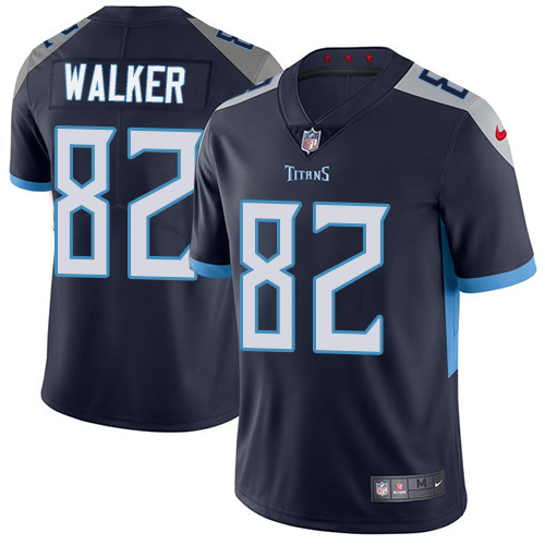 Nike Titans #82 Delanie Walker Navy Blue Alternate Men's Stitched NFL Vapor Untouchable Limited Jersey Nike Titans #82 Delanie Walker Navy Blue Alternate Men's Stitched NFL Vapor Untouchable Limited Jersey