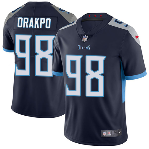 Nike Titans #98 Brian Orakpo Navy Blue Alternate Men's Stitched NFL Vapor Untouchable Limited Jersey Nike Titans #98 Brian Orakpo Navy Blue Alternate Men's Stitched NFL Vapor Untouchable Limited Jersey
