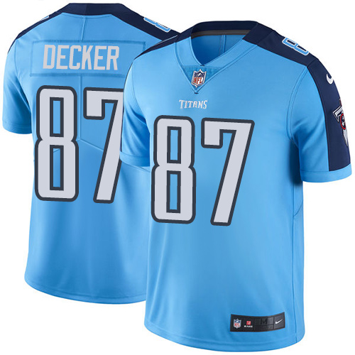 Nike Titans #87 Eric Decker Light Blue Team Color Men's Stitched NFL Vapor Untouchable Limited Jersey Nike Titans #87 Eric Decker Light Blue Team Color Men's Stitched NFL Vapor Untouchable Limited Jersey