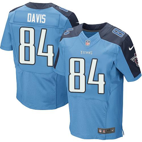 Nike Titans #84 Corey Davis Light Blue Team Color Men's Stitched NFL Elite Jersey Nike Titans #84 Corey Davis Light Blue Team Color Men's Stitched NFL Elite Jersey