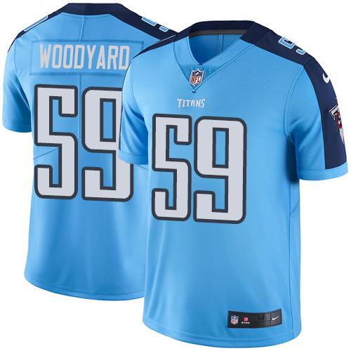 Nike Titans #59 Wesley Woodyard Light Blue Men's Stitched NFL Limited Rush Jersey Nike Titans #59 Wesley Woodyard Light Blue Men's Stitched NFL Limited Rush Jersey