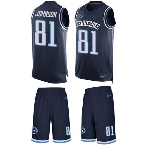 Nike Titans #81 Andre Johnson Navy Blue Alternate Men's Stitched NFL Limited Tank Top Suit Jersey Nike Titans #81 Andre Johnson Navy Blue Alternate Men's Stitched NFL Limited Tank Top Suit Jersey