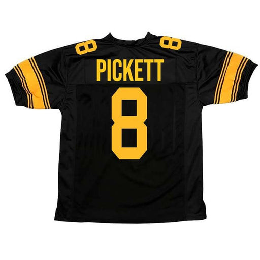 Men's Pittsburgh Steelers #8 Kenny Pickett Black Rush Jersey Men's Pittsburgh Steelers #8 Kenny Pickett Black Rush Jersey