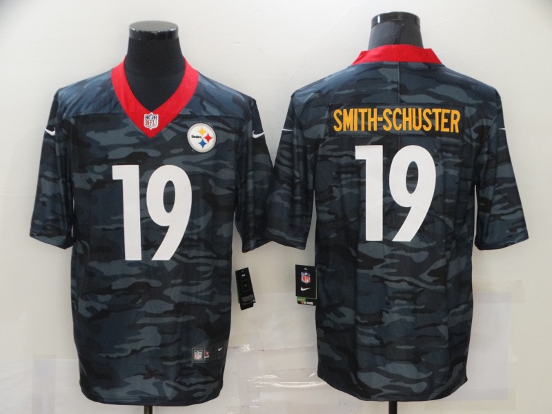 Nike Steelers 19 JuJu Smith Schuster Black Camo Limited Jersey Nike Steelers 19 JuJu Smith Schuster Black Camo Limited Jersey