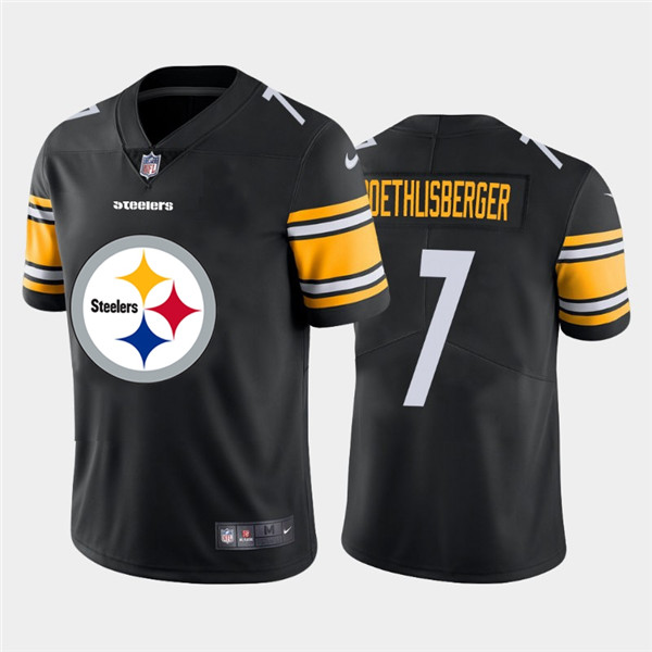 Nike Steelers 7 Ben Roethlisberger Black Team Big Logo Vapor Untouchable Limited Jersey Nike Steelers 7 Ben Roethlisberger Black Team Big Logo Vapor Untouchable Limited Jersey