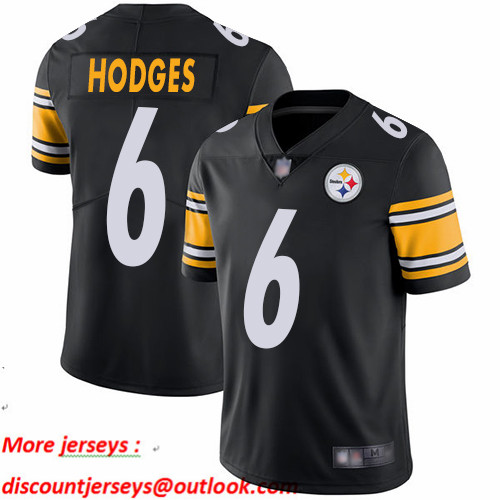 Steelers #6 Devlin Hodges Black Team Color Men's Stitched Football Vapor Untouchable Limited Jersey Steelers #6 Devlin Hodges Black Team Color Men's Stitched Football Vapor Untouchable Limited Jersey