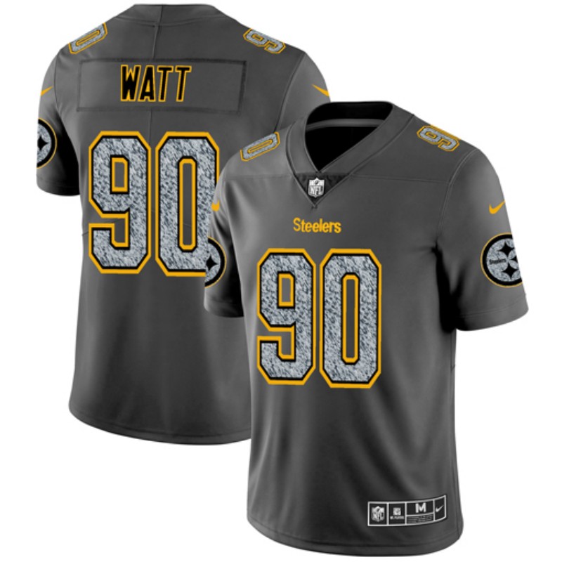 Nike Steelers 90 T.J. Watt Gray Camo Vapor Untouchable Limited Jersey Nike Steelers 90 T.J. Watt Gray Camo Vapor Untouchable Limited Jersey