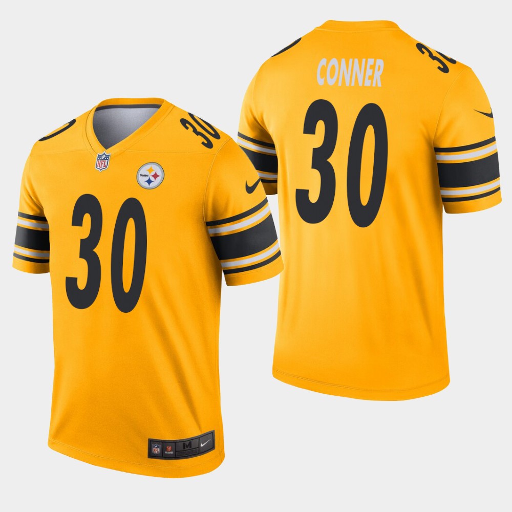 Pittsburgh Steelers #30 James Conner Inverted Legend Gold Jersey Pittsburgh Steelers #30 James Conner Inverted Legend Gold Jersey