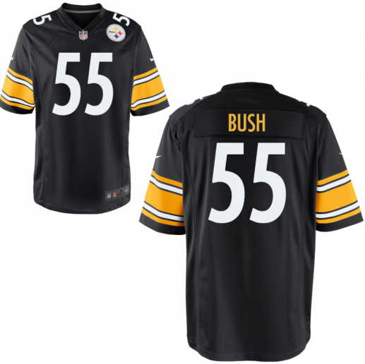 Men's Pittsburgh Steelers #55 Devin bush Black Vapor Limited Jersey Men's Pittsburgh Steelers #55 Devin bush Black Vapor Limited Jersey