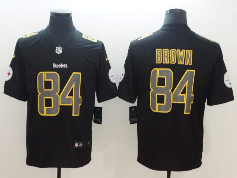 Nike Steelers 84 Antonio Brown Black Vapor Impact Limited Jersey. Nike Steelers 84 Antonio Brown Black Vapor Impact Limited Jersey.