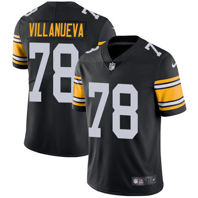 Nike Steelers #78 Alejandro Villanueva Black Alternate Men's Stitched NFL Vapor Untouchable Limited Jersey Nike Steelers #78 Alejandro Villanueva Black Alternate Men's Stitched NFL Vapor Untouchable Limited Jersey