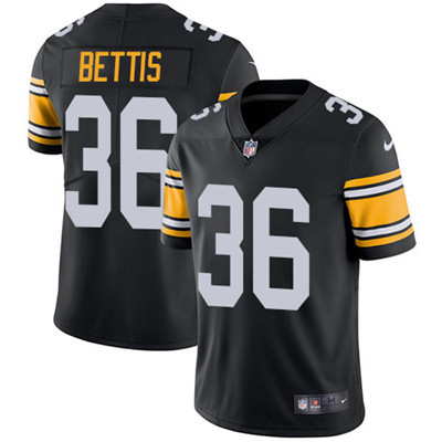 Nike Steelers #36 Jerome Bettis Black Alternate Men's Stitched NFL Vapor Untouchable Limited Jersey Nike Steelers #36 Jerome Bettis Black Alternate Men's Stitched NFL Vapor Untouchable Limited Jersey