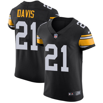 Nike Steelers #21 Sean Davis Black Alternate Men's Stitched NFL Vapor Untouchable Elite Jersey Nike Steelers #21 Sean Davis Black Alternate Men's Stitched NFL Vapor Untouchable Elite Jersey