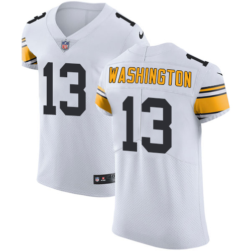 Nike Steelers #13 James Washington White Men's Stitched NFL Vapor Untouchable Elite Jersey Nike Steelers #13 James Washington White Men's Stitched NFL Vapor Untouchable Elite Jersey