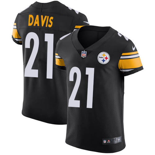 Nike Steelers #21 Sean Davis Black Team Color Men's Stitched NFL Vapor Untouchable Elite Jersey Nike Steelers #21 Sean Davis Black Team Color Men's Stitched NFL Vapor Untouchable Elite Jersey