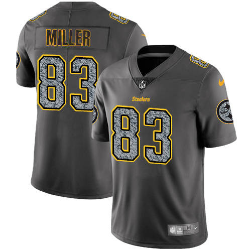 Nike Steelers #83 Heath Miller Gray Static Men's Stitched NFL Vapor Untouchable Limited Jersey Nike Steelers #83 Heath Miller Gray Static Men's Stitched NFL Vapor Untouchable Limited Jersey