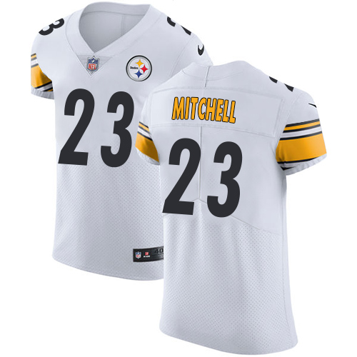 Nike Steelers #23 Mike Mitchell White Men's Stitched NFL Vapor Untouchable Elite Jersey Nike Steelers #23 Mike Mitchell White Men's Stitched NFL Vapor Untouchable Elite Jersey