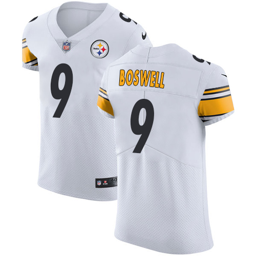 Nike Steelers #9 Chris Boswell White Men's Stitched NFL Vapor Untouchable Elite Jersey Nike Steelers #9 Chris Boswell White Men's Stitched NFL Vapor Untouchable Elite Jersey