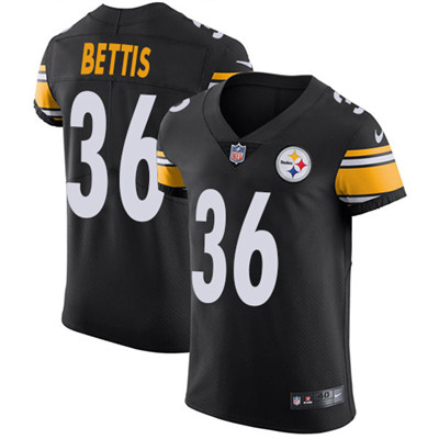 Nike Steelers #36 Jerome Bettis Black Team Color Men's Stitched NFL Vapor Untouchable Elite Jersey Nike Steelers #36 Jerome Bettis Black Team Color Men's Stitched NFL Vapor Untouchable Elite Jersey