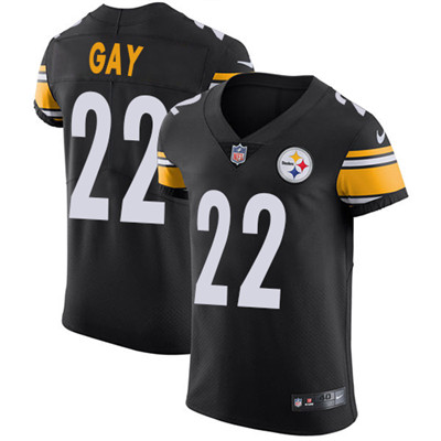 Nike Steelers #22 William Gay Black Team Color Men's Stitched NFL Vapor Untouchable Elite Jersey Nike Steelers #22 William Gay Black Team Color Men's Stitched NFL Vapor Untouchable Elite Jersey