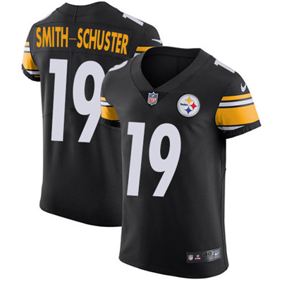 Nike Steelers #19 JuJu Smith-Schuster Black Team Color Men's Stitched NFL Vapor Untouchable Elite Jersey Nike Steelers #19 JuJu Smith-Schuster Black Team Color Men's Stitched NFL Vapor Untouchable Elite Jersey