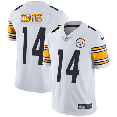 Nike Steelers #14 Sammie Coates White Men's Stitched NFL Vapor Untouchable Limited Jersey Nike Steelers #14 Sammie Coates White Men's Stitched NFL Vapor Untouchable Limited Jersey