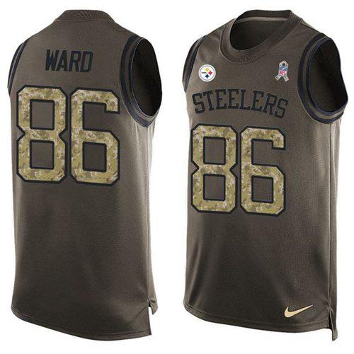 Nike Steelers #86 Hines Ward Green Men's Stitched NFL Limited Salute To Service Tank Top Jersey Nike Steelers #86 Hines Ward Green Men's Stitched NFL Limited Salute To Service Tank Top Jersey