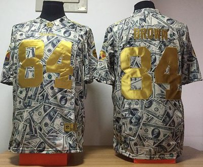 Nike Steelers #84 Antonio Brown Dollar Fashion Men's Stitched NFL Elite Jersey Nike Steelers #84 Antonio Brown Dollar Fashion Men's Stitched NFL Elite Jersey